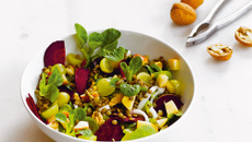 Salade de lentilles vertes façon petit salé