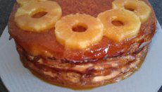 Gâteau ananas caramel tout prêt