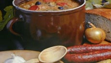La soupe de Noël  ou  soupe à la choucroute.