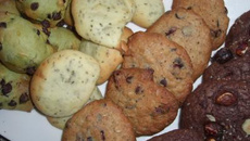 Cookies légers au thé vert et pépites de chocolat