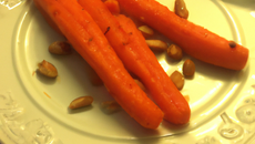 Duo de carottes aux beurre de cacahuètes
