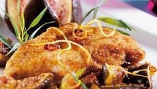 Filets de poulet aux figues poêlées
