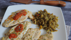 Escalopes de poulet à la tapenade
