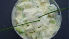 Verrines de courgettes au curry, fêta et aux pistaches !