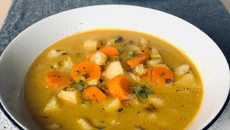 Soupe curry, coco, carottes