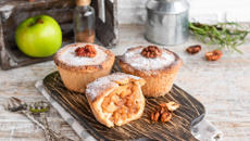 Mini apple pies aux noix (mini tourtes pommes et noix)