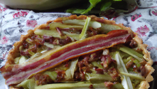 Tarte aux endives et bacon