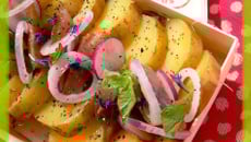 Hareng, pomme à l'huile