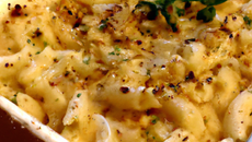 Gratin de macaronis aux poireaux cumin et gingembre