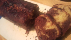Cake marbré chocolat