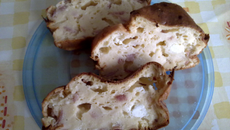 Cake au jambon et fromage