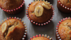 Muffins bananes noisettes
