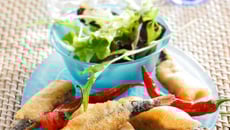 Filets et sardines entières façon tempura