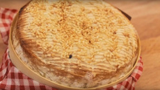 Camembert au sésame au four