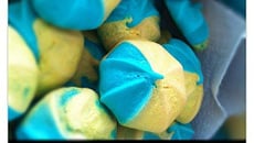 Meringues Bicolores au nougat