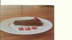 Gâteau au chocolat brillant