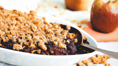 Pomme crumble au chocolat
