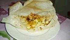 Papillote de colin aux pommes et curry