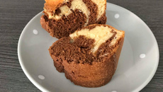 Gâteau marbré au chocolat et à l’orange