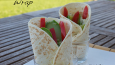 Wrap de maquereau au philadelphia