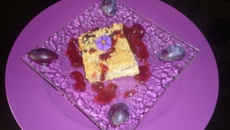 Crumble aux prunes et pommes