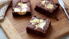 Brownie marbré façon cheesecake