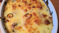 Gratin d'oignon doux au Brie de Meaux