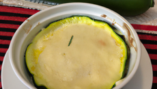 Flan de courgette rapide