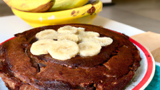 Cake chocolat banane