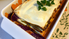 Lasagnes végétariennes fraîches aux légumes