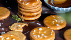 Sablés noisette et caramel