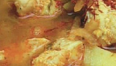 Darnes de cabillaud à l'indienne