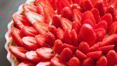 Tarte gourmande aux fraises et à la vanille