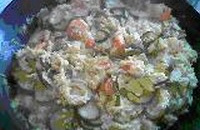 Curry de scampis à la Banane