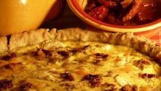 Tarte aux tomates confites