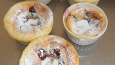 Mini clafoutis aux fruits