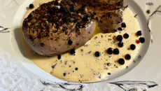 Steak au poivre rapide