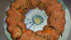 Charlotte de riz aux légumes