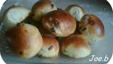 Petits pains au lait et pépites de chocolat