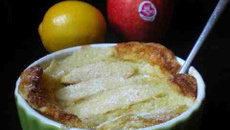 Clafouti aux pommes et citron