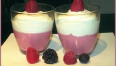Mousse fruits rouges et chocolat blanc