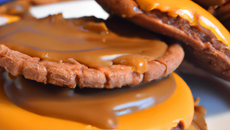 Géants Cookies au chocolat caramel milka