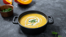 Soupe de potiron au St Môret