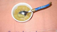 Compote pomme-poire parfumée à l'orange