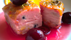 Terrine de saumon aux cerises et sa sauce citron