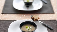 Veloute de châtaignes au foie gras