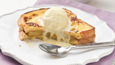 Brioche perdue aux Epices & à l'Ananas caramélisé