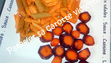 Pâtes et sa carotte violette