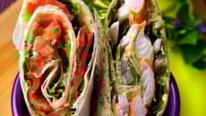 Wraps de surimi au colin d'alaska, relevés de wasabi