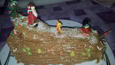 Bûche à la crème au beurre